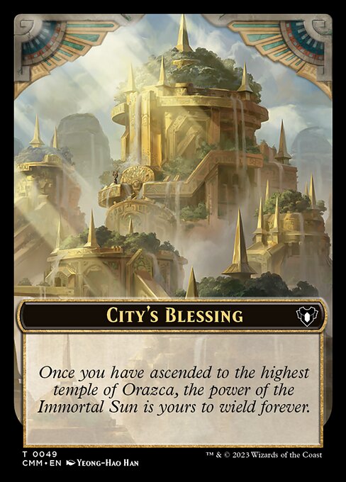 City's Blessing (Commander Masters Tokens)