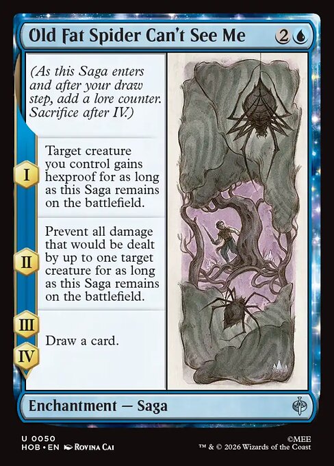 Old Fat Spider Can't See Me (The Hobbit)
