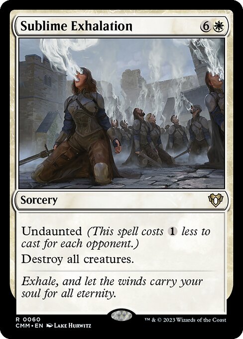 Sublime Exhalation (Commander Masters)