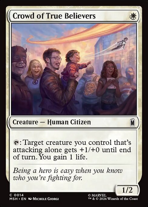 Crowd of True Believers (Marvel Super Heroes)