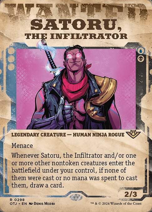 Satoru, the Infiltrator (Outlaws of Thunder Junction)
