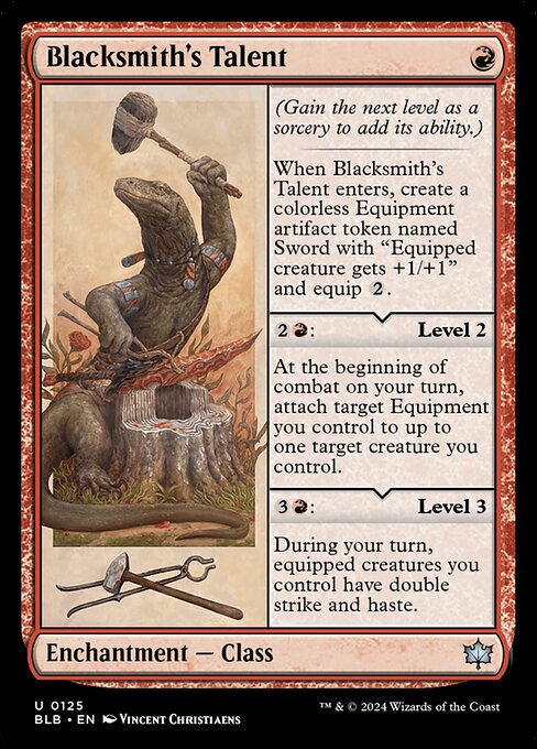 Blacksmith's Talent (Bloomburrow)