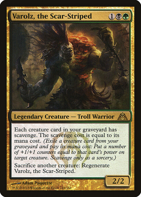 Varolz, the Scar-Striped (Dragon's Maze)