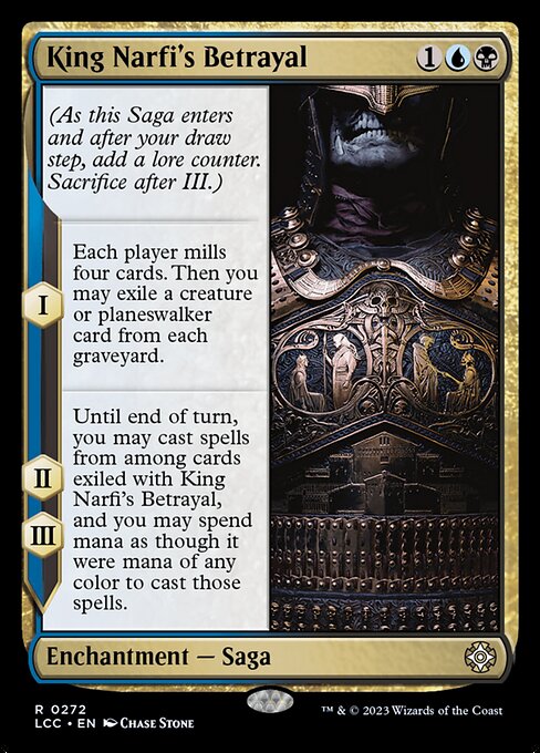 King Narfi's Betrayal (The Lost Caverns of Ixalan Commander)