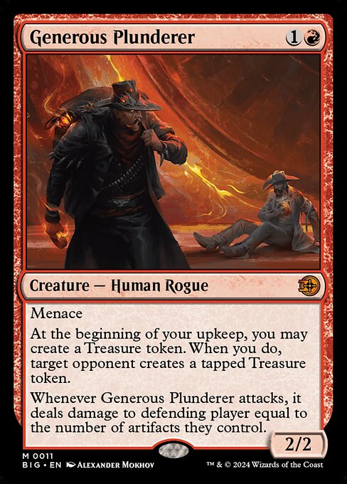 Generous Plunderer (The Big Score)