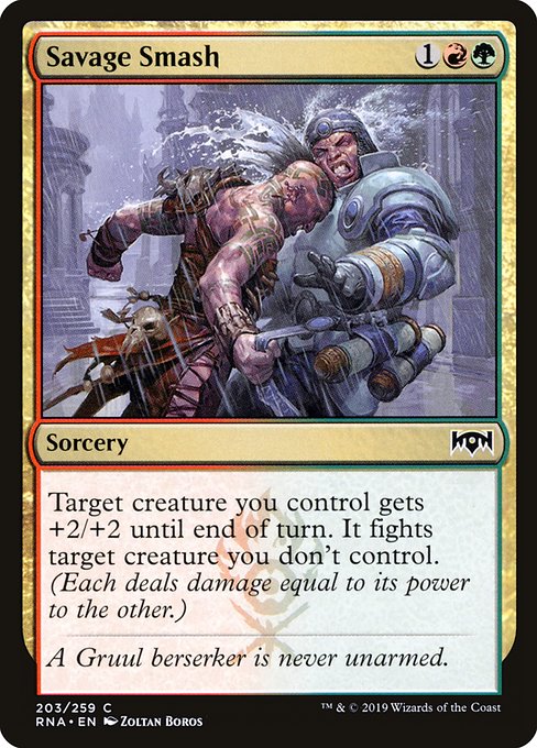 Savage Smash (Ravnica Allegiance)