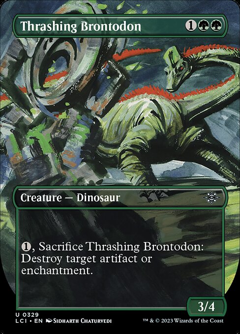 Thrashing Brontodon (The Lost Caverns of Ixalan)