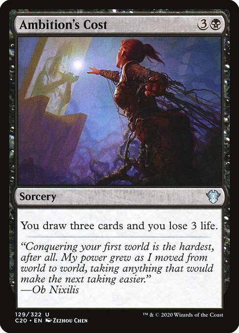 Ambition's Cost (Commander 2020)