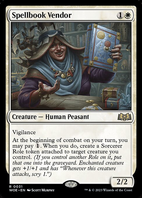 Spellbook Vendor (Wilds of Eldraine)
