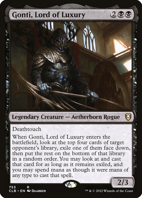Gonti, Lord of Luxury (Commander Legends: Battle for Baldur's Gate)