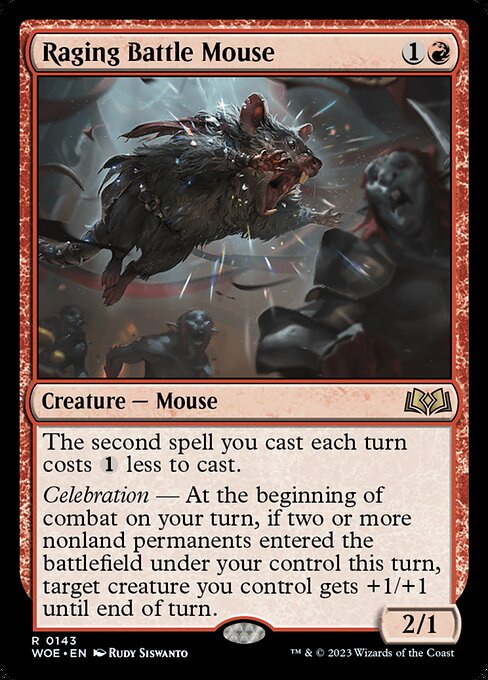 Raging Battle Mouse (Wilds of Eldraine)