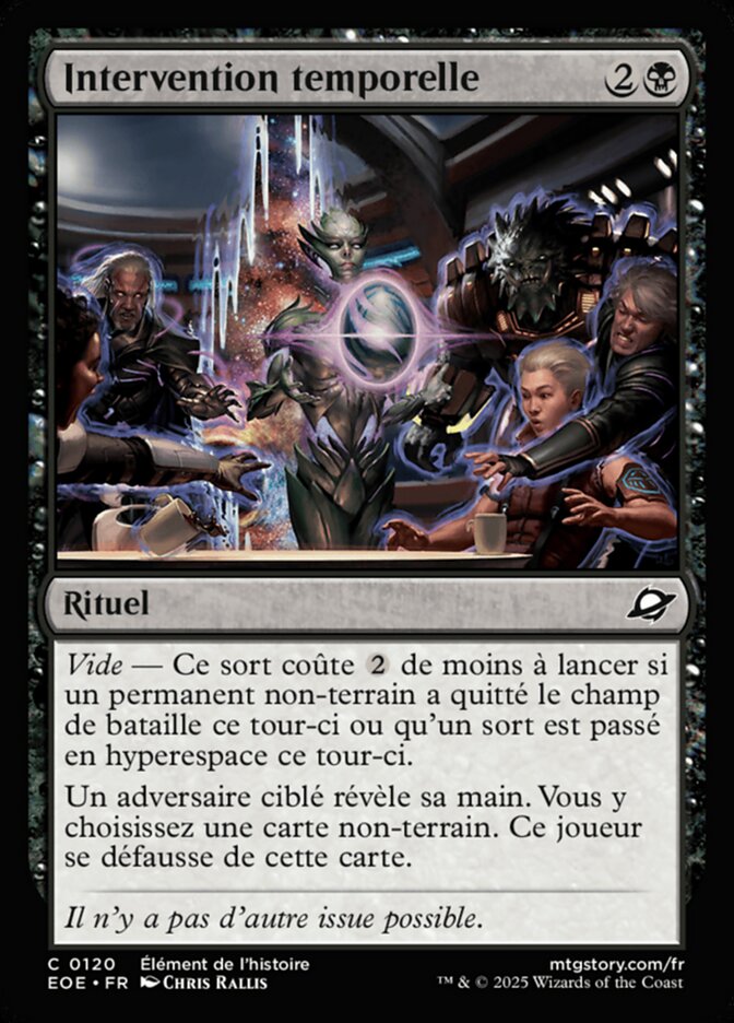 Temporal Intervention (Edge of Eternities) French
