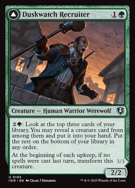 Duskwatch Recruiter // Krallenhorde Howler (Innistrad Remastered)