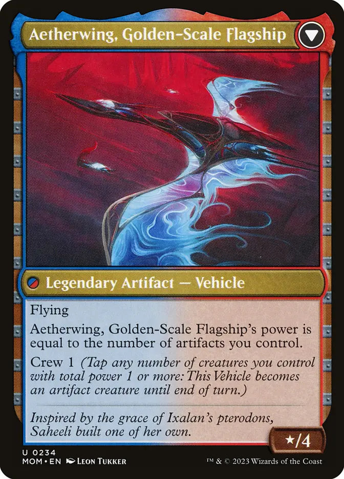 Invasion of Kaladesh // Aetherwing, Golden-Scale Flagship (March of the Machine)