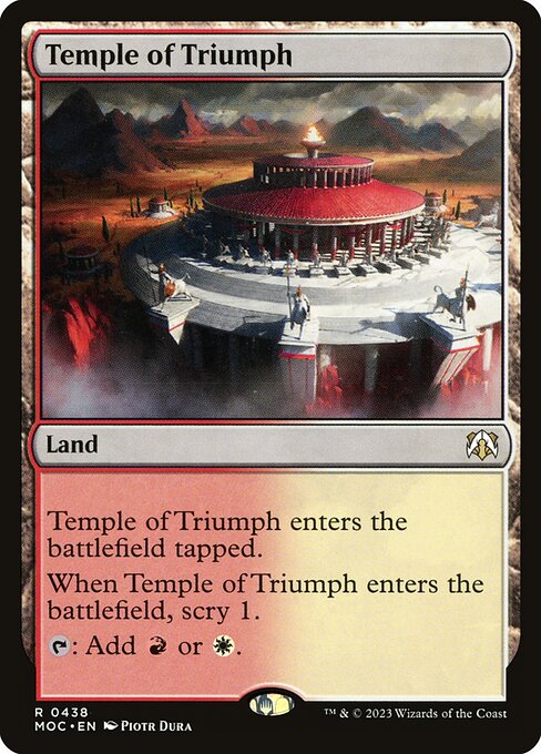 Temple of Triumph (March of the Machine Commander)
