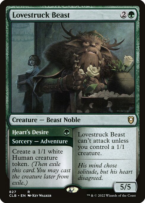 Lovestruck Beast // Heart's Desire (Commander Legends: Battle for Baldur's Gate)