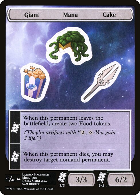 Giant Mana Cake (Unfinity Sticker Sheets)