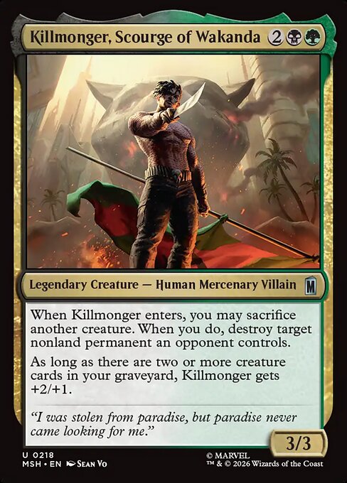 Killmonger, Scourge of Wakanda (Marvel Super Heroes)