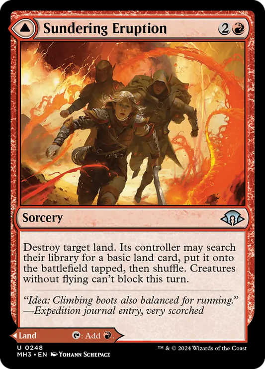Sundering Eruption // Volcanic Fissure (Modern Horizons 3)