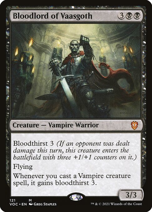 Bloodlord of Vaasgoth (Crimson Vow Commander)