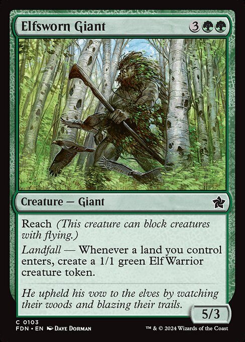 Elfsworn Giant (Foundations)