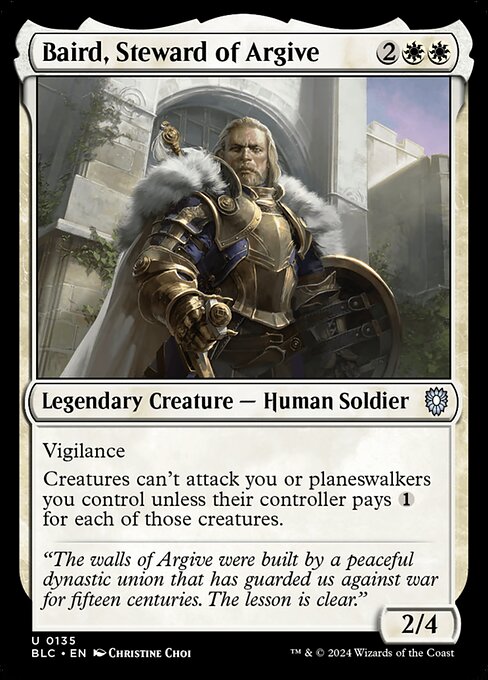 Baird, Steward of Argive (Bloomburrow Commander)