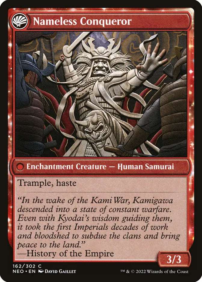 The Shattered States Era // Nameless Conqueror (Kamigawa: Neon Dynasty)