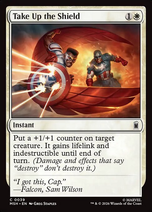 Take Up the Shield (Marvel Super Heroes)