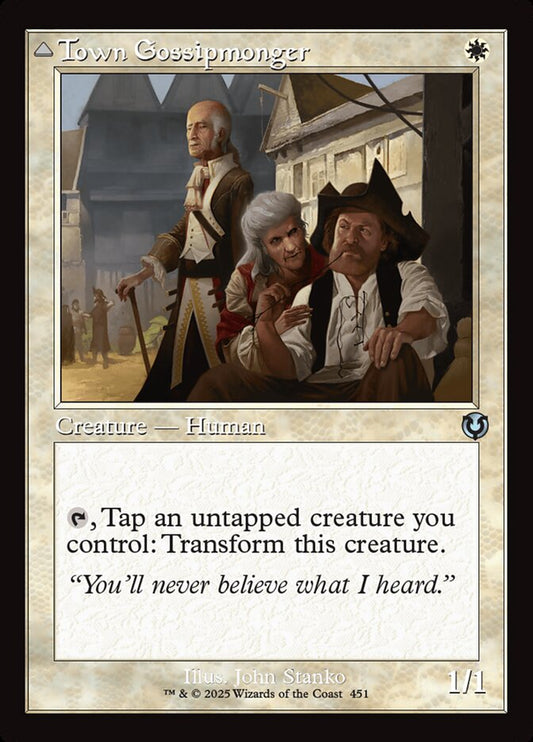 Town Gossipmonger // Incited Rabble (Innistrad Remastered)