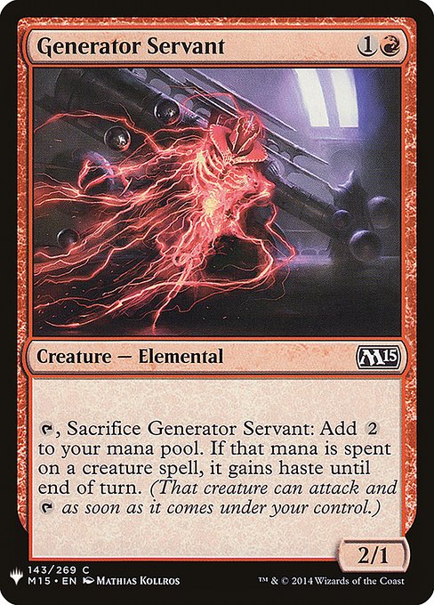 Generator Servant (The List)