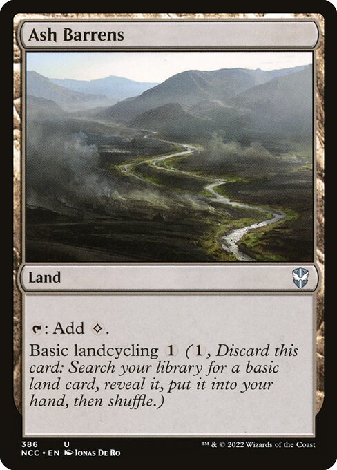Ash Barrens (New Capenna Commander)