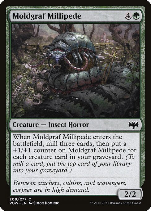 Moldgraf Millipede (Innistrad: Crimson Vow)