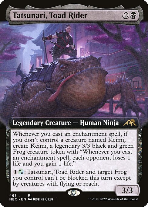 Tatsunari, Toad Rider (Kamigawa: Neon Dynasty)