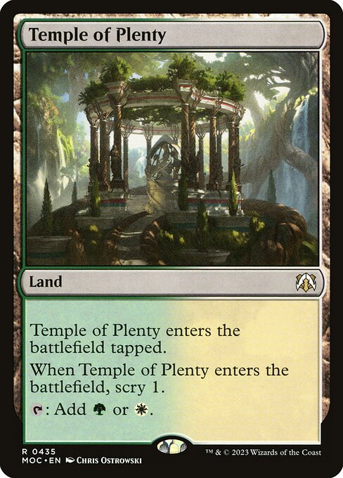 Temple of Plenty (March of the Machine Commander)