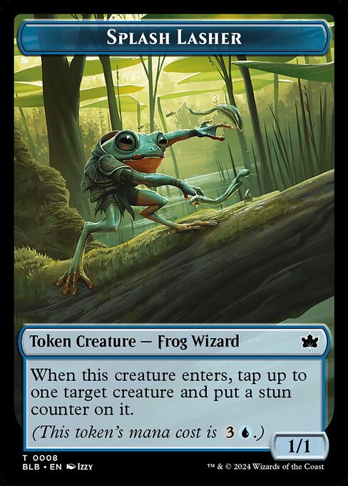 Splash Lasher (Bloomburrow Tokens)