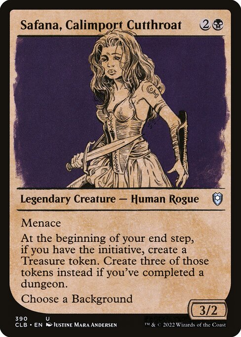 Safana, Calimport Cutthroat (Commander Legends: Battle for Baldur's Gate)