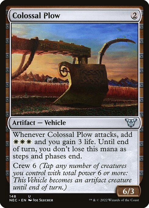 Colossal Plow (Neon Dynasty Commander)