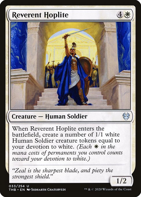 Reverent Hoplite (Theros Beyond Death)