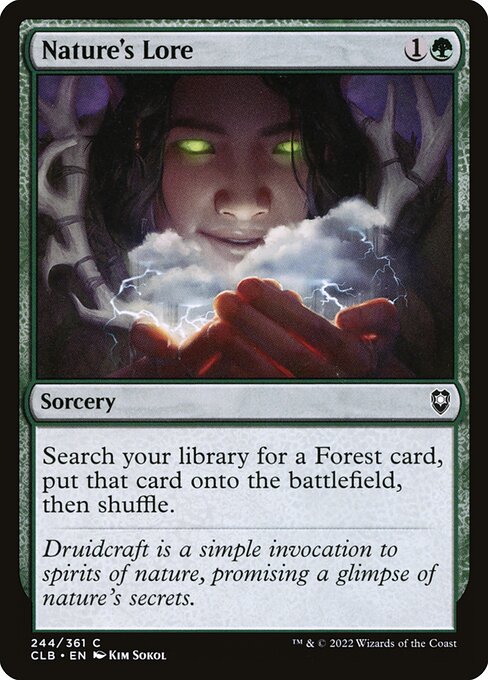 Nature's Lore (Commander Legends: Battle for Baldur's Gate)