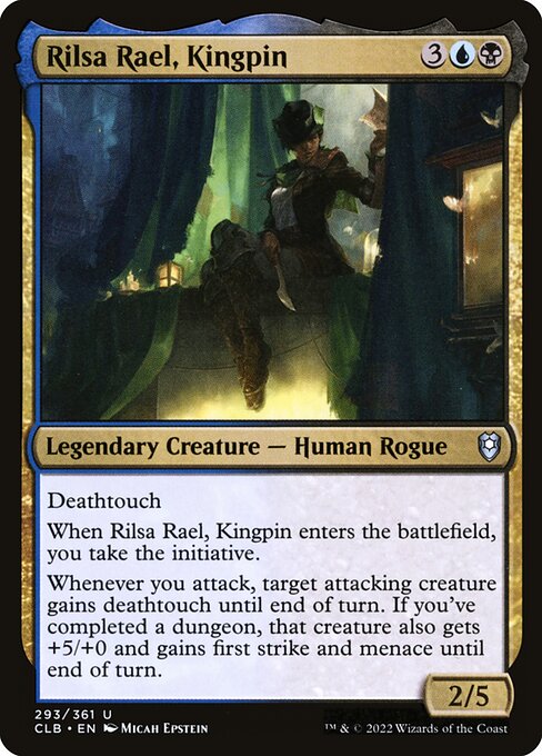 Rilsa Rael, Kingpin (Commander Legends: Battle for Baldur's Gate)