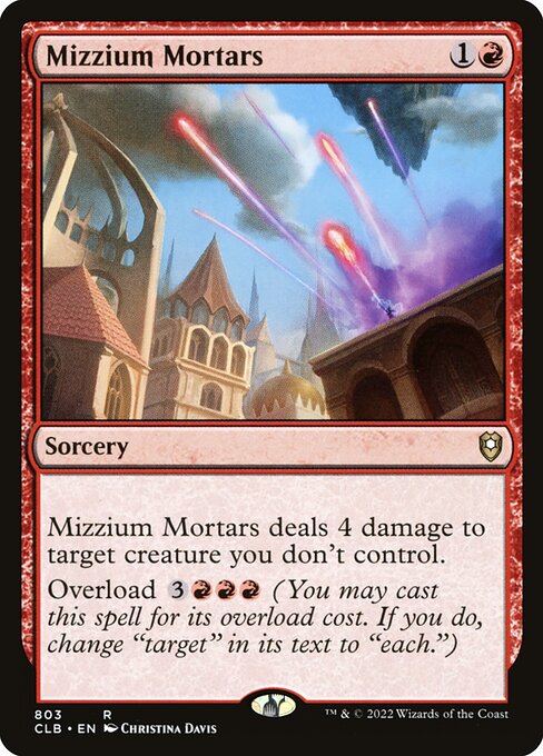Mizzium Mortars (Commander Legends: Battle for Baldur's Gate)
