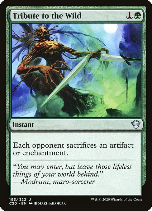 Tribute to the Wild (Commander 2020)