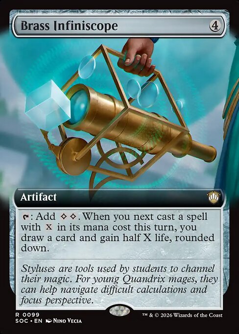 Brass Infiniscope (Secrets of Strixhaven Commander)