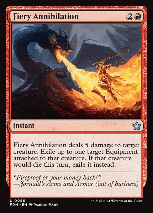 Fiery Annihilation (Foundations)