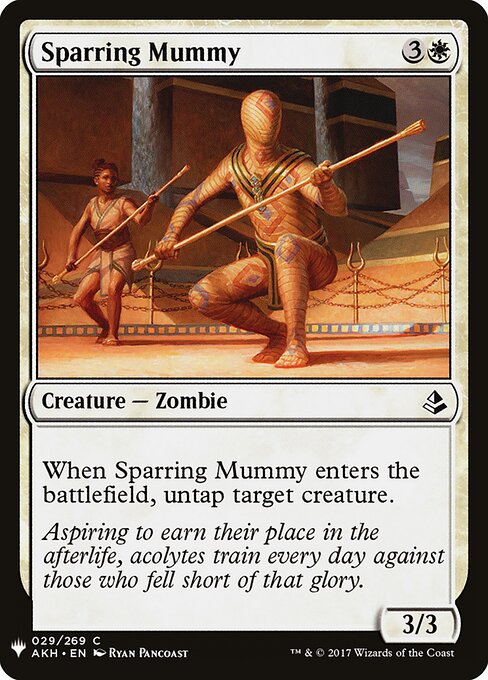 Sparring Mummy (The List)