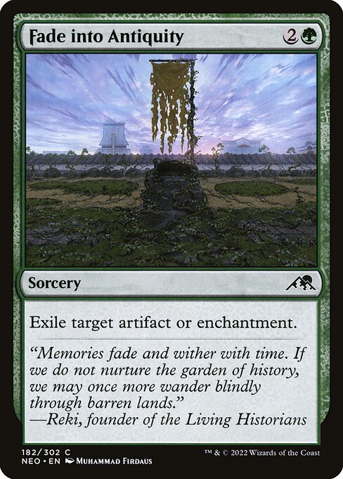 Fade into Antiquity (Kamigawa: Neon Dynasty)