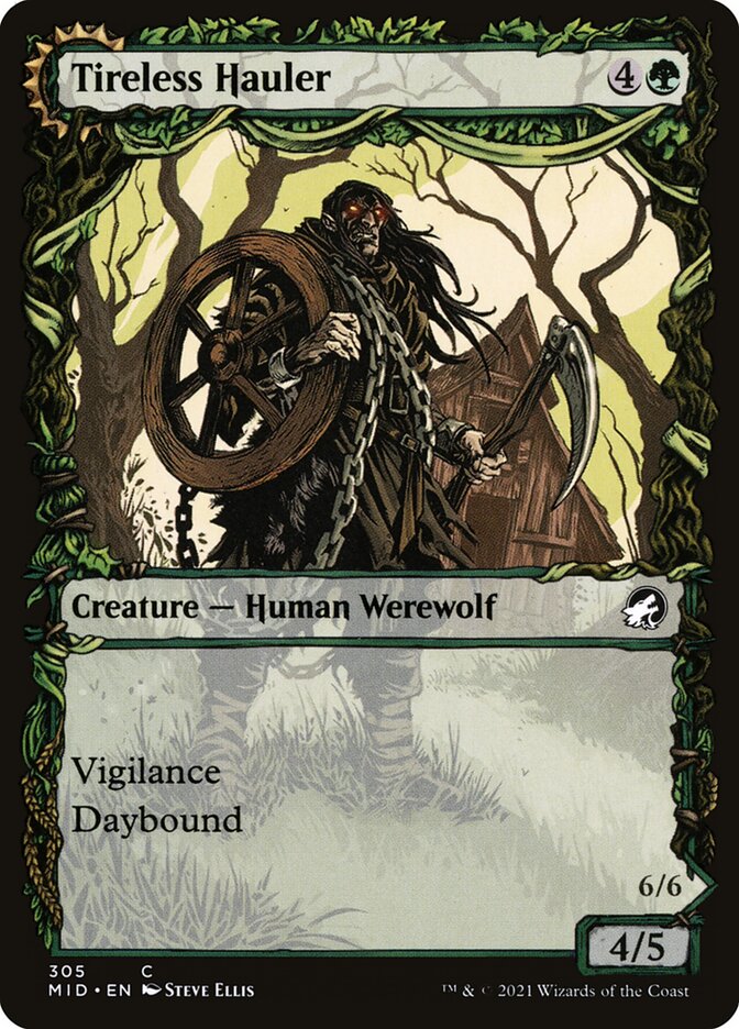 Tireless Hauler // Dire-Strain Brawler (Innistrad: Midnight Hunt)