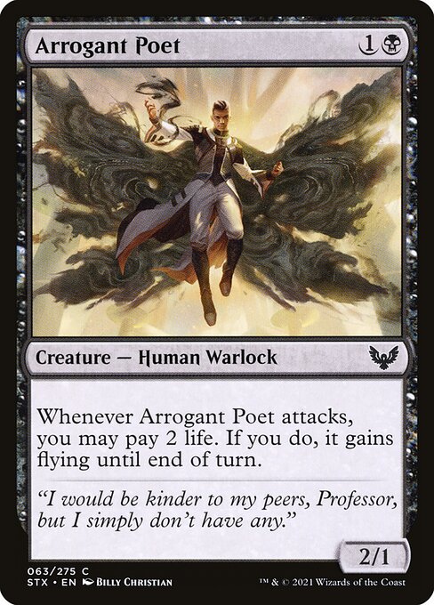 Arrogant Poet (Strixhaven: School of Mages)