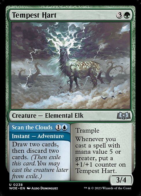 Tempest Hart // Scan the Clouds (Wilds of Eldraine)