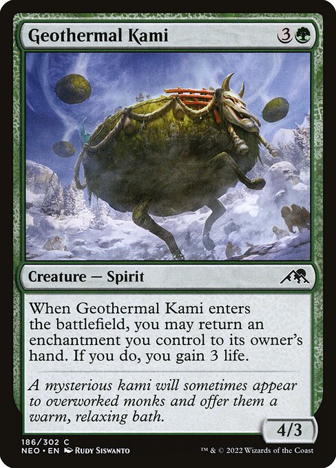 Geothermal Kami (Kamigawa: Neon Dynasty)